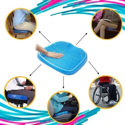 COJIN ORTOPÉDICO GEL – Alivio de Presión - Cuida tu espalda desde el primer día