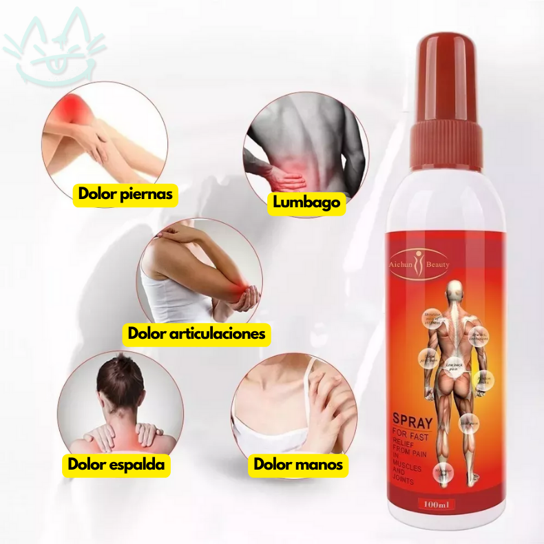 Spray Analgésico – Frío-Calor Activo – Alivio inmediato en segundos
