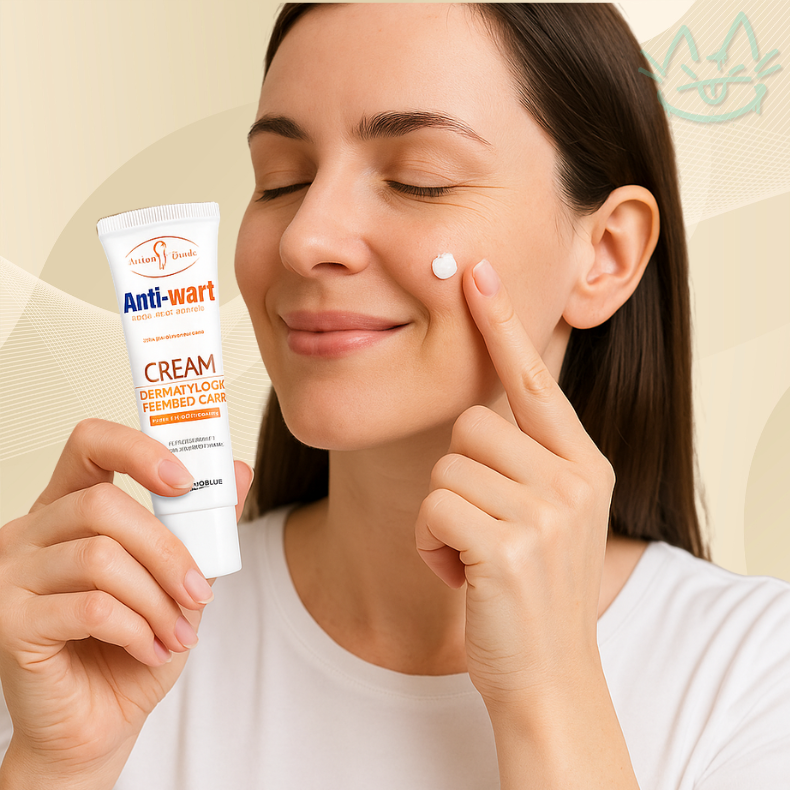 Crema Antiverrugas Natural - Tratamiento Eficaz - Resultados rápidos y sin marcas en tu piel