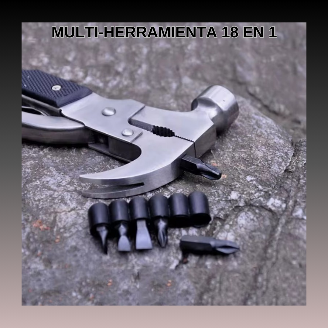 MULTI HERRAMIENTA MARTILLO 18 EN 1