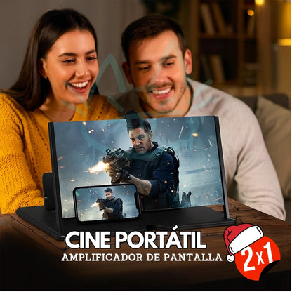 Cine Portátil OFERTA 2X1 – Ampliador de Pantalla – Sorprende a quien más quieres desde el primer uso
