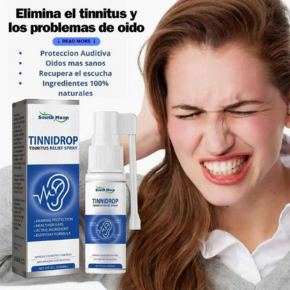 TINNIDROP Spray Natural de Limpieza Auditiva – Elimina cera y zumbidos en pocos días