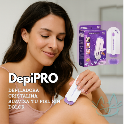 DepiPRO – Depiladora Cristalina – Suaviza tu piel sin dolor