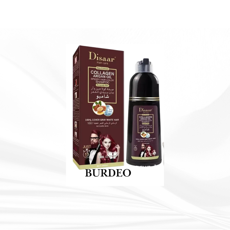 Shampoo Tinte Natural Disaar- Cubre Canas al Instante - Cabello con Color y Brillo en 5 Minutos