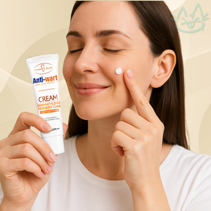 Crema Antiverrugas Natural - Tratamiento Eficaz - Resultados rápidos y sin marcas en tu piel