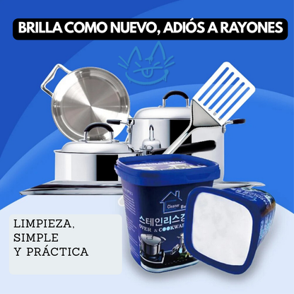 Pack x3 Pasta Mágica de Limpieza – Disuelve Grasa Pegajosa – Cocina Brillante Sin Frotar