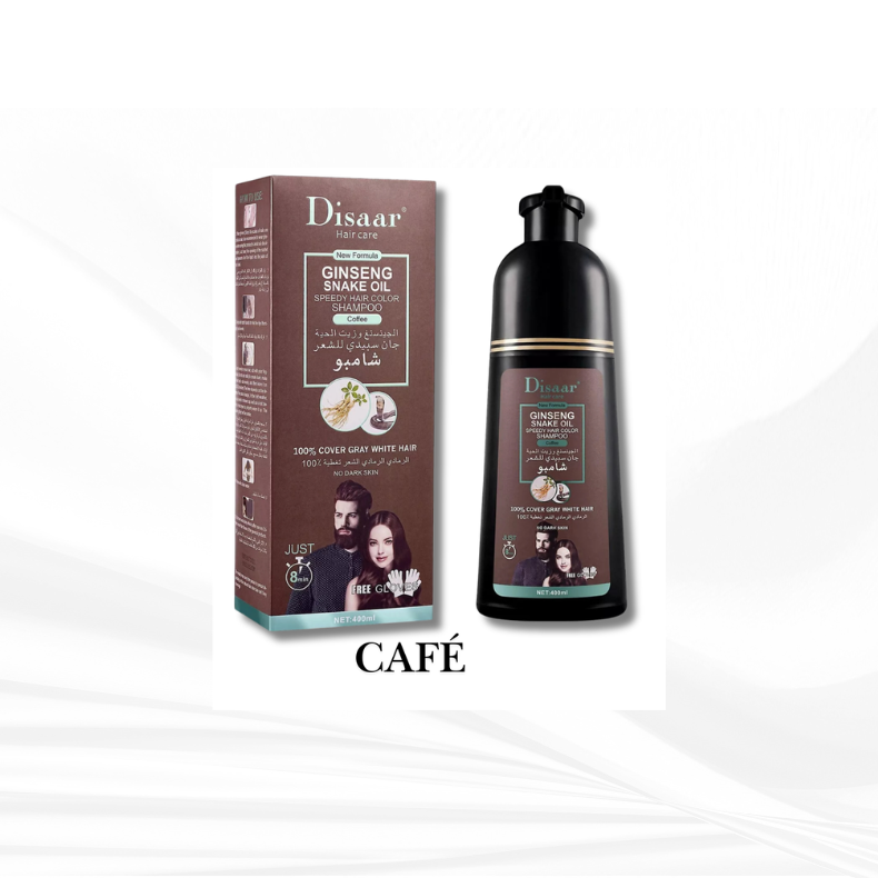 Shampoo Tinte Natural Disaar- Cubre Canas al Instante - Cabello con Color y Brillo en 5 Minutos