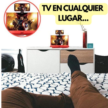 Cine Portátil OFERTA 2X1 – Ampliador de Pantalla – Sorprende a quien más quieres desde el primer uso