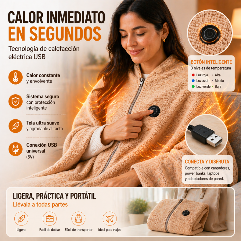 ThermaHug - Calor reconfortante en segundos