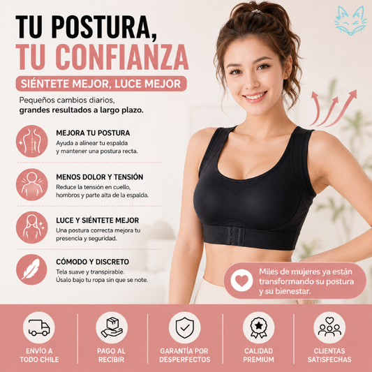PosturaBella™ - Erguida y Segura con Comodidad Superior Diseñada para Nosotras