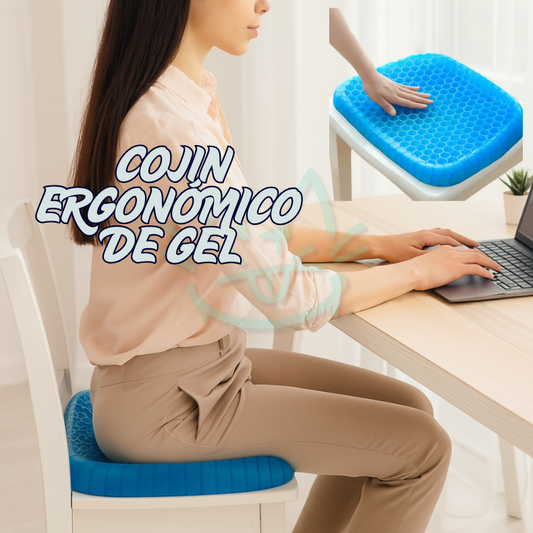 COJIN ORTOPÉDICO GEL – Alivio de Presión - Cuida tu espalda desde el primer día
